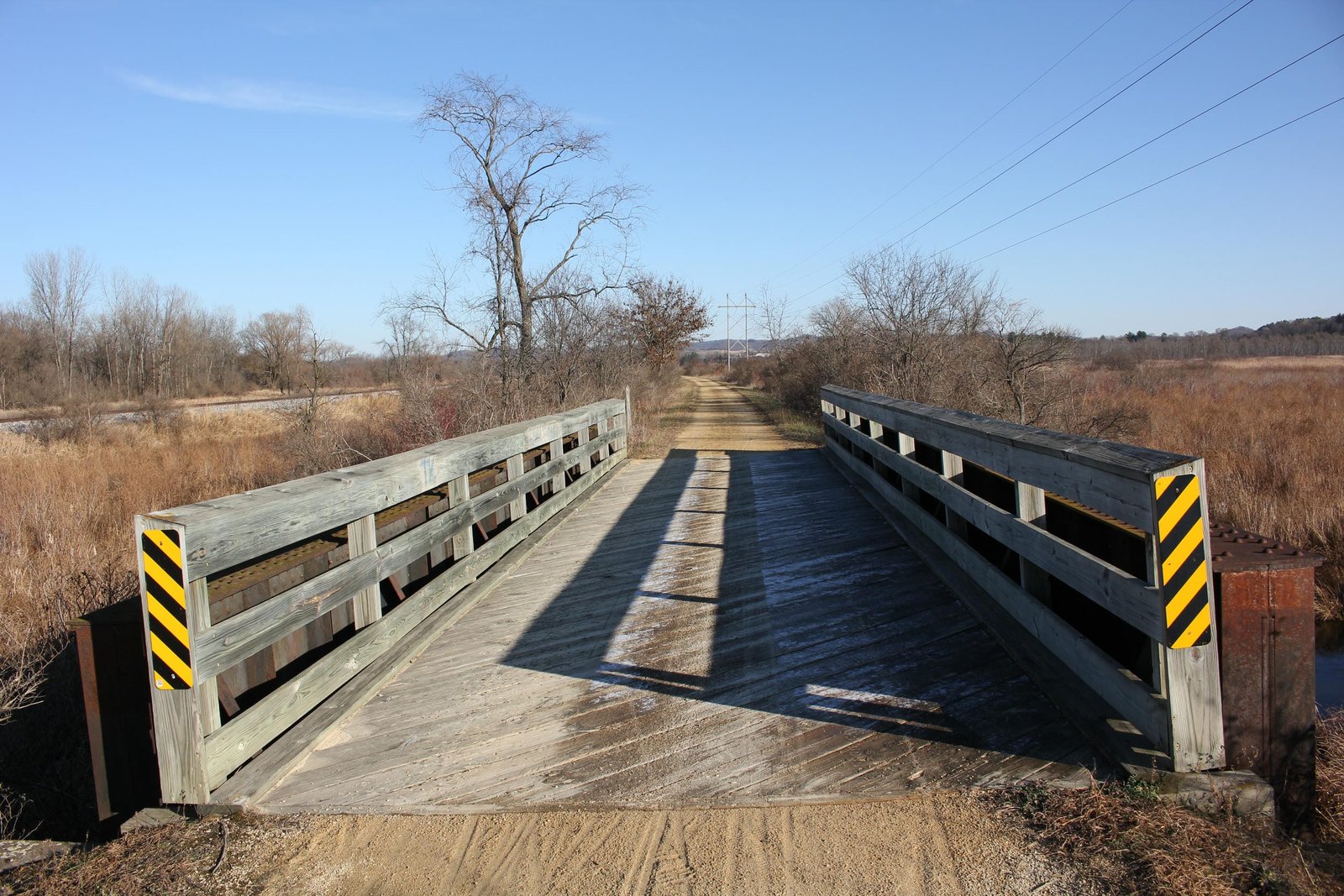 Looking east
